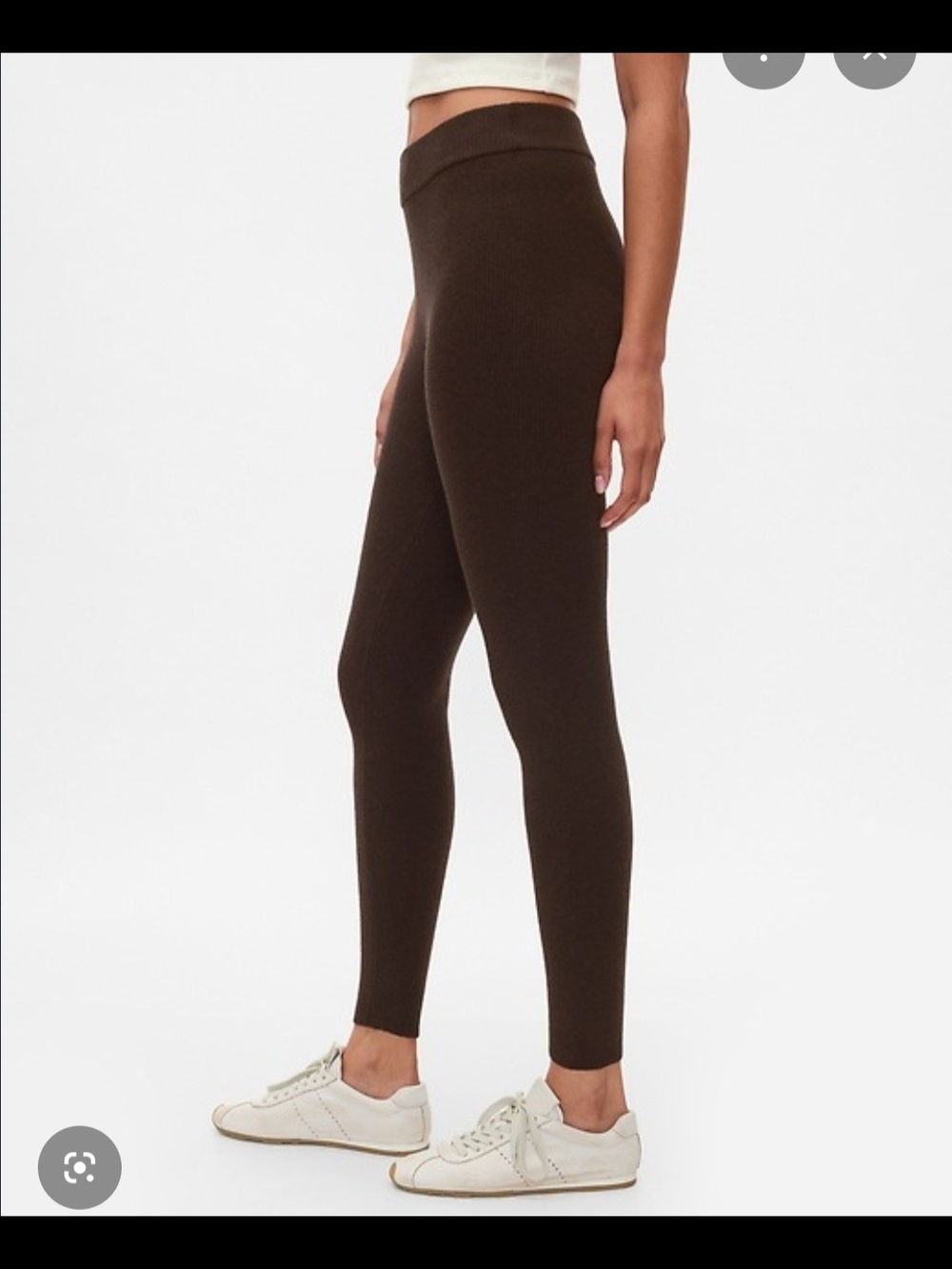 GAP Dark Brown Sweater Soft Cotton Leggings